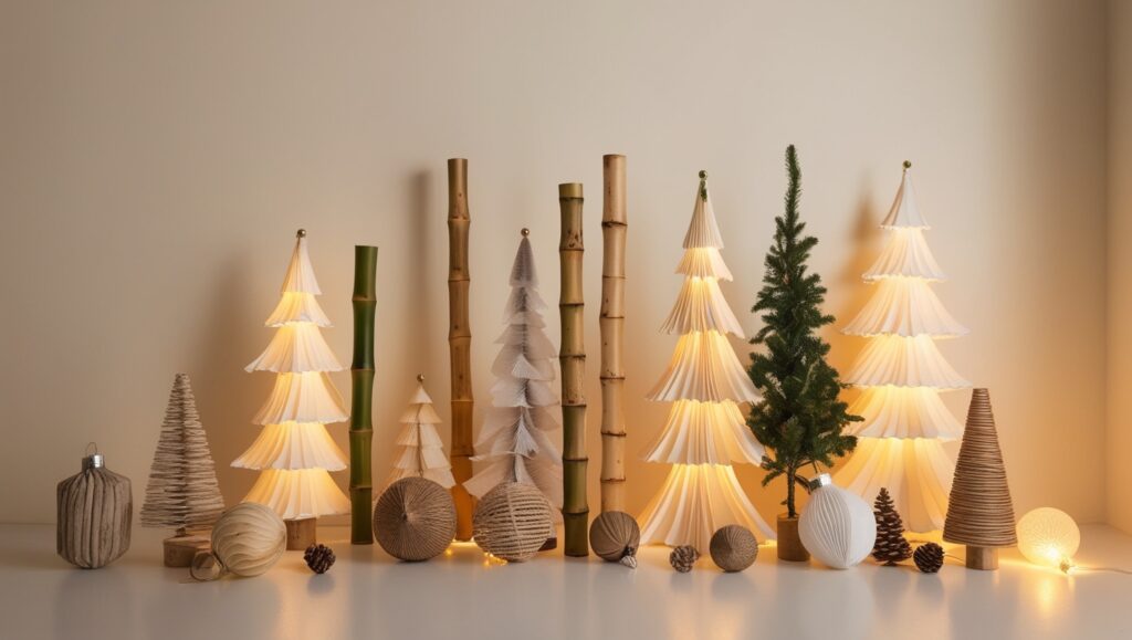 The Ultimate Guide to Eco-Friendly Christmas Decorations featuring sustainable ways to reduce waste, save money, and inspire green holiday traditions.