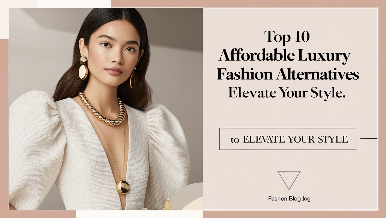 Affordable luxury fashion alternatives featuring stylish high-end inspired outfits and accessories on a budget