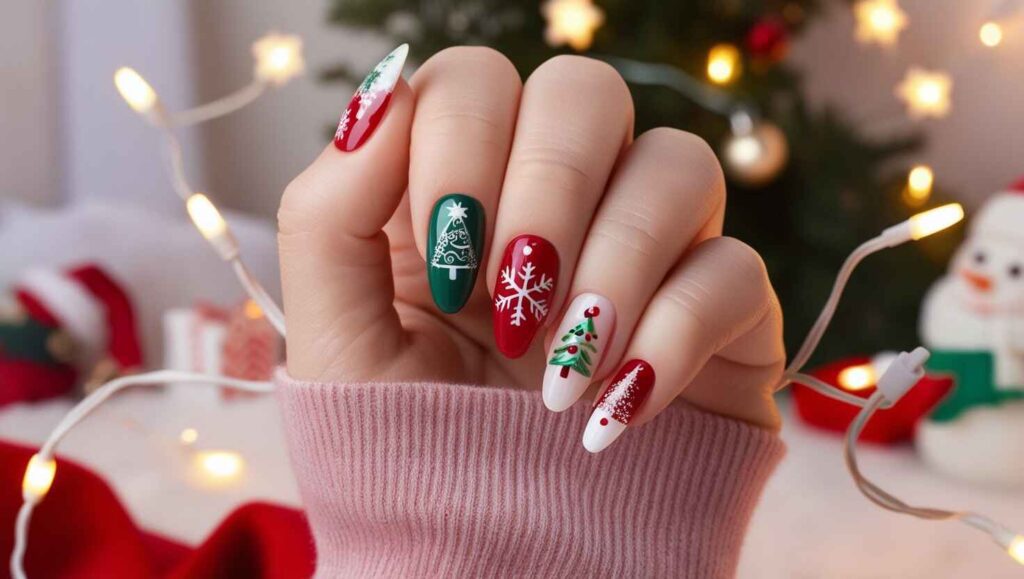 Easy Christmas Nail Art Designs: Festive Nail Ideas for the Holidays