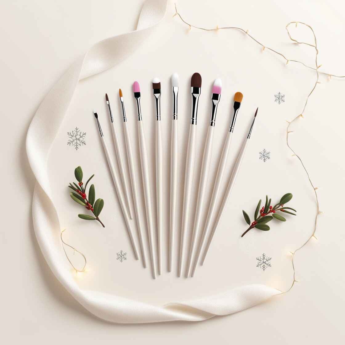 Artdone 31pcs Nail Art Brush Set: Perfect Tools for Easy Christmas Nail Art Designs