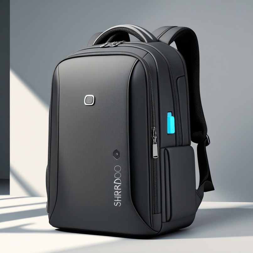 SHRRADOO Extra Large 50L Travel Laptop Backpack with USB Charging Port, ideal for solo female travelers